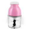 Portable Mixing Cup Electric Soy Milk Juicer Multi-function Cooking Machine Home Meat Grinder(Pink)