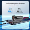 PD + QC3.0 Car 2 in 1 Triangle Fast Charger Car Cigarette Lighter(Black)