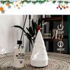 Silicone Night Light Christmas Tree with Music Holiday Decorative Lamp(White Light)
