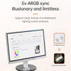 COOLMOON Glacier360 Computer Host Integrated ARGB CPU Water Cooler, Color: Black