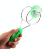 Colorful LED Light Flashing Spinning Top with Handle, Random Color Delivery