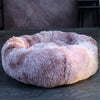 Plush Pink Pet Bed 40cm - Small Dog & Cat Deep Sleep Pad