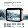 D6 CCD HD Digital Camera Movie Music Smart Camera Touch Screen Student Card Video Recorder, Excluding Memory(Black)