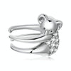 S925 Sterling Silver Koala Ear Bone Clamp Women Earrings