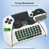 For PS5 JYS-P5172 Gamepad Wireless Bluetooth External Keyboard, Without Gamepad(White)