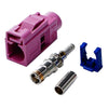 For RG174 Cable Fakra Radio Crimp Female Jack / Plug Connector with Phantom RF Coaxial(Fakra H)