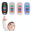 Babies Soft Silicone Car Keys Shape Teething Toys Molar Teether Chew Toys(Gray)