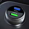 Dual USB 66W Car Flash Charger for OPPO / Huawei (Black)