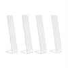 4pcs YX033 Acrylic Hair Clip Storage Display Stand(Transparent)