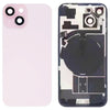 iPhone 15 Pink Glass Back Cover with Wireless Charging