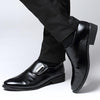 Spring Casual Tide Shoes Dress Shoes Men British Pointed Shoes, Size:39(Black)
