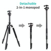 JMARY KT325+NB30 1.6m Portable Aluminum Alloy Action Camera Rotating Tripod Holder