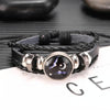 Twelve Constellations Multilayer Beaded Cowhide Bracelet, Style: Gemini Luminous
