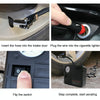 Car Tire Air Pump 12V Metal Electric Tire Pressure Gauge(Square)