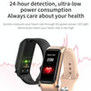 X4 1.14 inch HD Screen Bluetooth Earphone Smart Bracelet, Support Sleep Monitoring / Body Temperature Monitoring / Heart Rate Monitoring(Rose Gold)
