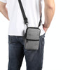 Denim Casual Waist Bag Crossbody Shoulder Bag(Grey)