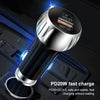 ACC-310 PD 20W + QC3.0 38W Dual Ports Fast Charging Car Charger (Black)