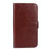 For Asus Zenfone 8 Flip idewei Crazy Horse Texture Horizontal Flip Leather Case with Holder & Card Slots & Wallet(Brown)