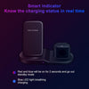 OJD-45 3 in 1 QI 10W Mobile Phone + Watch + 8 Pin Earphone Charging Port Multi-function Wireless Charger for Mobile Phones & Watches & AirPods 2(White)