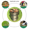 Pop-Up Outdoor Trash Can Lawn Garden Portable Leaves Garbage Bag, Size: S