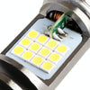 BA20D DC12V / 7.4W Motorcycle LED Headlight with 24LEDs SMD-3030 Lamp Beads (White Light)