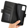 For Alcatel 1B 2022 Dual-side Magnetic Buckle Horizontal Flip Leather Phone Case(Black)