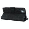 For Samsung Galaxy S25 Ultra 5G Mandala Embossed Dual-Fold Calf Leather Phone Case(Black)