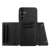 For Samsung Galaxy A26 5G Double Buckle Card Slots Magnetic Phone Case(Black)