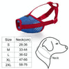 Doglemi Breathable Dog Muzzle, XXL, Red - Stop Barking & Biting