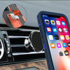 For iPhone XS Max Magnetic Holder Phone Case(Black + Orange)