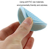 3pcs 7cm Car Diamond-free Water Coaster Interior Anti-slip Mat(Gray)