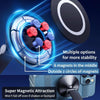360 Rotating Car Magnetic Cell Phone Holder Magsafe Metal Car Folding Navigation Stand(Black)