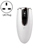 Ladies Laser Hair Removal Device Home IPL Photon Electric Skin Rejuvenation Device, Shape: UK Plug(White Rose Gold Side)