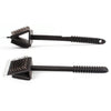 3 in 1 Copper Wire BBQ Grill Brush Long Handle Barbecue Grill Oven Cleaning Brush Cleaner