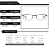 Simple Matel Frame Reading Glasses Hyperopia Eyeglasses +4.00D(Matte Black)