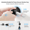 PULUZ Magic Arm with Pump Suction Cup Aluminum Alloy Mount (Black)