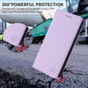 For Samsung Galaxy XCover 7 5G Global RC01 Dual-Folded Magnetic Suction RFID Leather Phone Case(Light Purple)