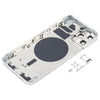 iPhone 12 Pro Back Housing Cover, White - SIM Tray & Camera Lens