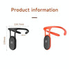 2150 Student Humpback Vibration Reminds With LCD Hanging Neck Corretor(Black)