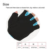 Unisex Half Finger Gloves Outdoors Riding Non-slip Breathable Sports Gloves, Size: S, Plamar: 16*12*3.0cm(Blue)