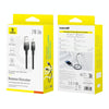 Baseus Discolor Series 2.4A USB to 8 Pin Fast Charging Cable, Cable Length:2m(Black)