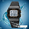 SKMEI 1683 Dual Time LED Digital Display Luminous Silicone Strap Electronic Watch(Black Gold and White)
