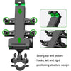 A02 Motorcycle Mobile Phone Navigation Bracket Car Riding Anti-shock Aluminum Alloy Rack(Rearview Mirror Model)