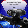 Y12 Bike LED Headlight Front Lamp 2 x XPE LEDs 350LM USB Charging Bicycle Headlight with 5 Modes