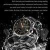 R6 1.32 inch Round Screen 2 in 1 Bluetooth Earphone Smart Watch, Support Bluetooth Call / Health Monitoring(Silver Silicone Strap)
