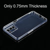 For OPPO A74 5G 0.75mm Ultra-thin Transparent TPU Soft Protective Case