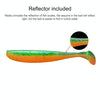 Simulated Fishing Lures Two-Color T-Tail Soft Lures Bionic Sea Fishing Lures, Colour: 6