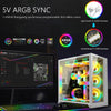 AOSOR AL300 Computer Glow Line ARGB Neon Cable Motherboard Chassis Light Strip Light Board Decoration(Black)