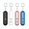130dB Personal Safety Alarm Keychain, LED Light, Waterproof, Rose Gold