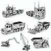 3D Metal Assembly Model Engineering Vehicle Series DIY Puzzle Toy, Style:Loader